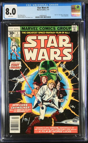 Star Wars, Vol. 1 #1 (CGC 8.0) (1977) Buy & Sell Comics Online Comic Shop Toronto Canada