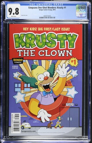 Krusty The Clown #1 (CGC 9.8) (2018) Buy & Sell Comics Online Comic Shop Toronto Canada