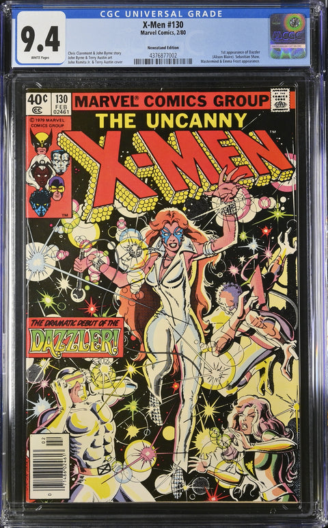 X-Men #130 (CGC 9.4) (1980) Newsstand 1st Dazzler