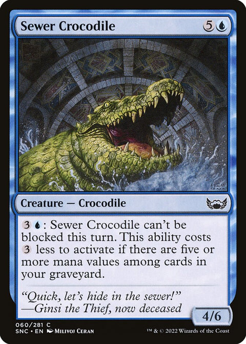 Sewer Crocodile (Foil)