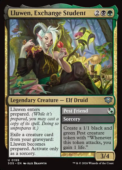 Lluwen, Exchange Student // Pest Friend (Foil)