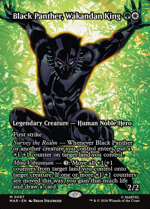 Black Panther, Wakandan King (Foil)