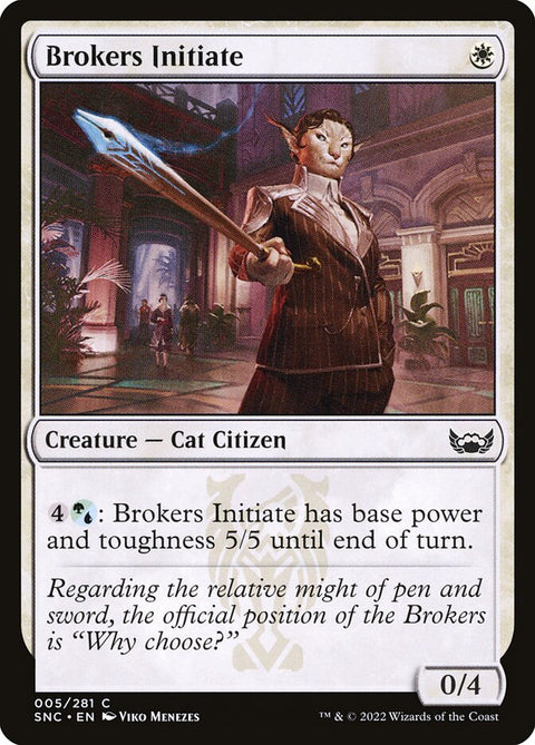 Brokers Initiate (Foil)