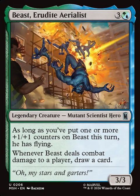 Beast, Erudite Aerialist (Foil)