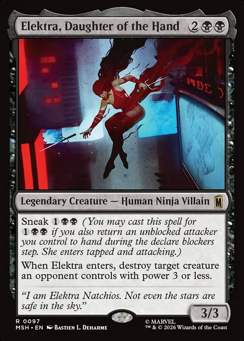 Elektra, Daughter of the Hand (Foil)