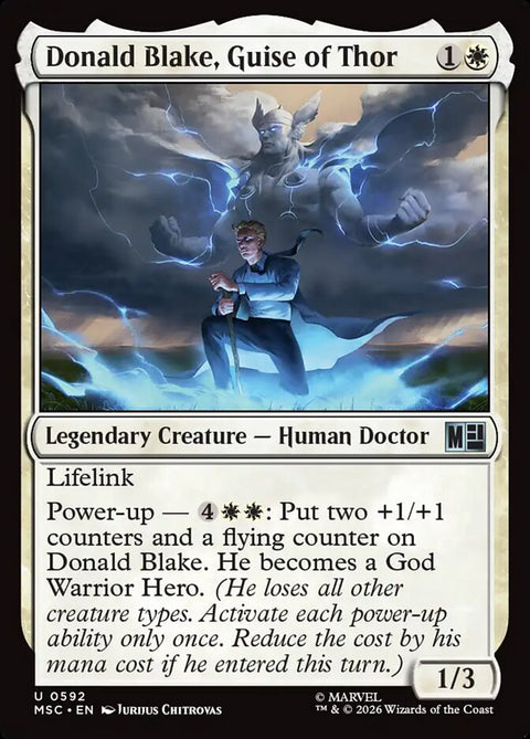 Donald Blake, Guise of Thor (Foil)