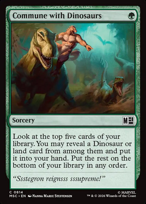 Commune with Dinosaurs (Foil)