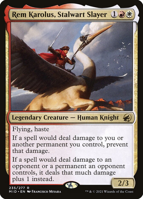Rem Karolus, Stalwart Slayer (Foil)