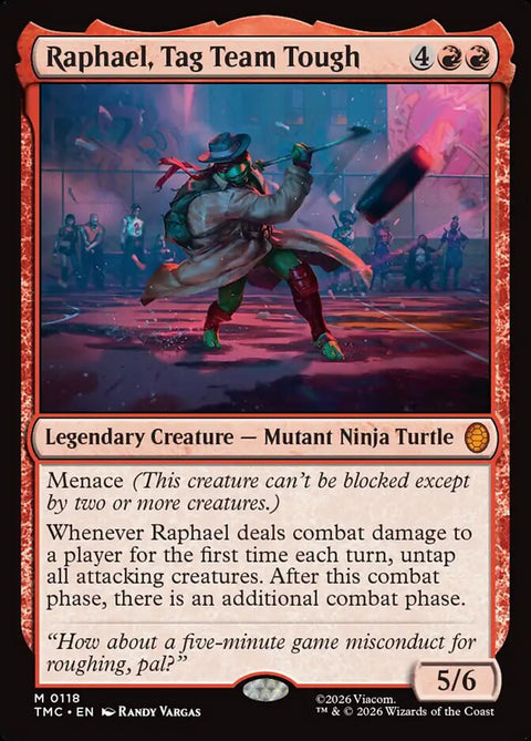 Raphael, Tag Team Tough (Commander)