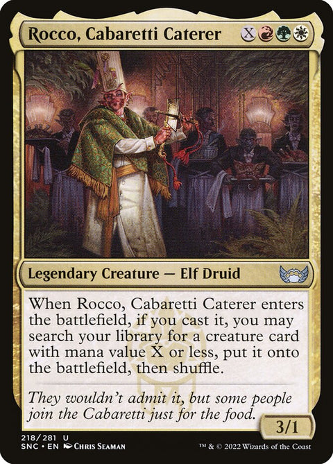 Rocco, Cabaretti Caterer (Foil)