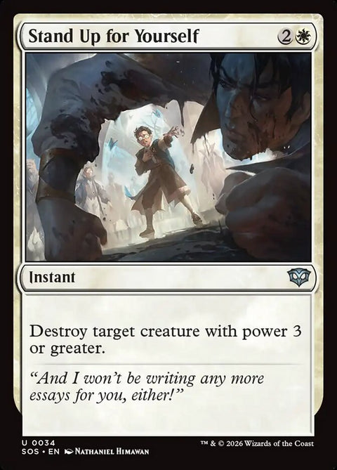 Stand Up for Yourself (Foil)