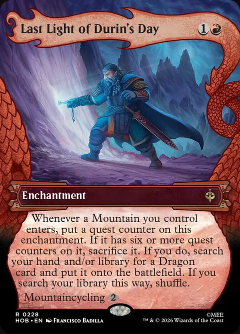 Last Light of Durin's Day (Foil)
