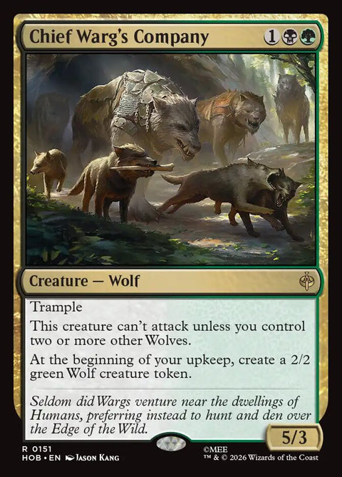 Chief Warg's Company (Foil)