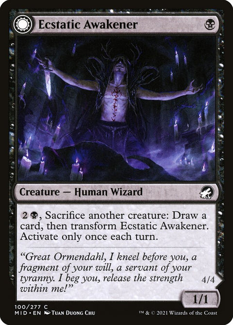 Ecstatic Awakener // Awoken Demon (Foil)