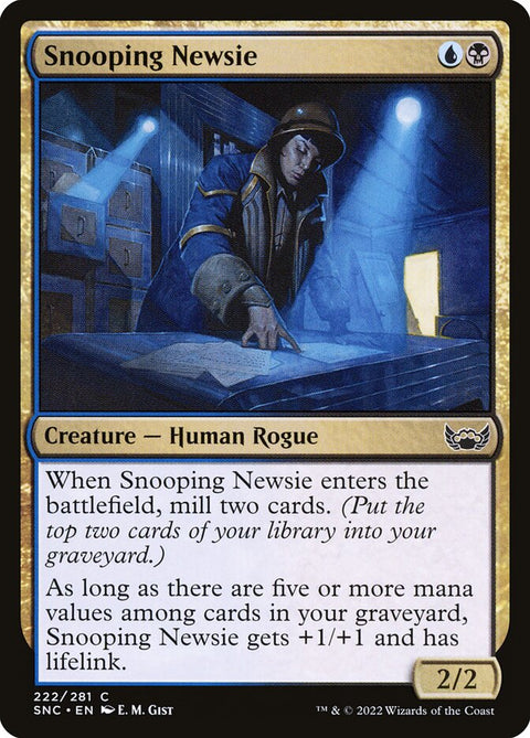 Snooping Newsie (Foil)
