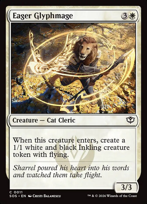 Eager Glyphmage (Foil)