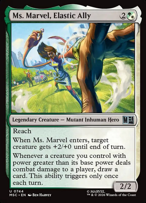 Ms. Marvel, Elastic Ally (Foil)