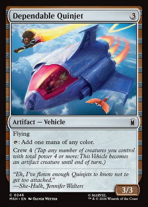 Dependable Quinjet (Foil)