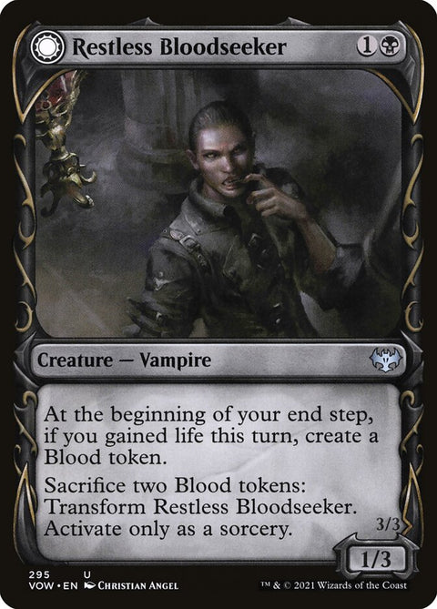 Restless Bloodseeker // Bloodsoaked Reveler (Foil)