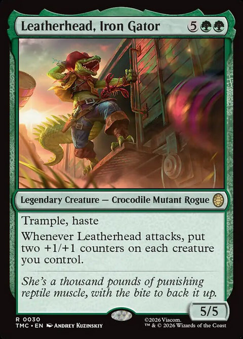 Leatherhead, Iron Gator (Commander)