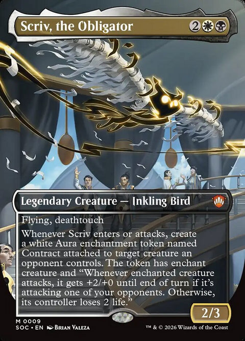 Scriv, the Obligator (Foil)