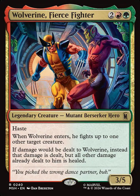 Wolverine, Fierce Fighter (Foil)