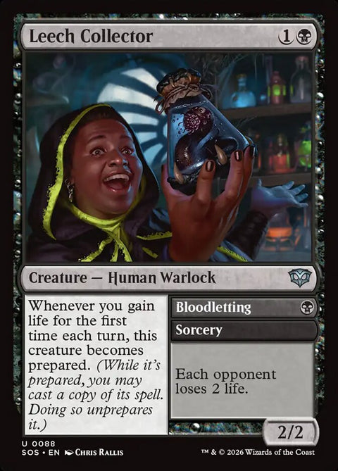 Leech Collector // Bloodletting (Foil)
