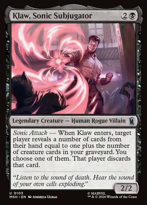 Klaw, Sonic Subjugator (Foil)