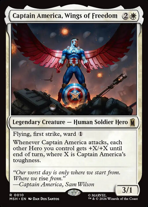 Captain America, Wings of Freedom (Foil)