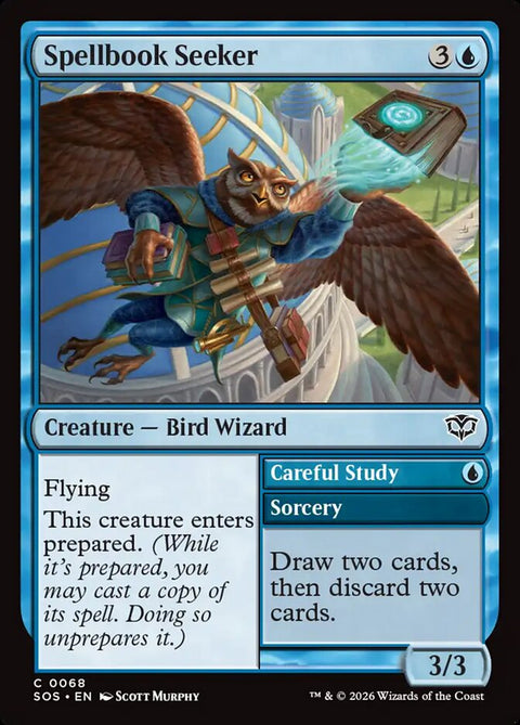 Spellbook Seeker // Careful Study (Foil)