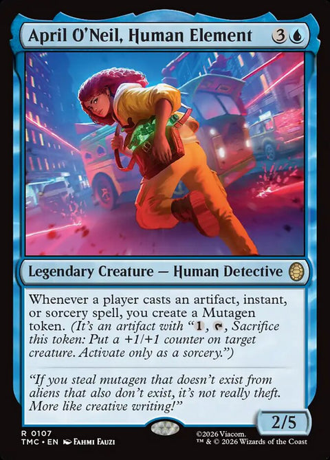 April O'Neil, Human Element (Commander)