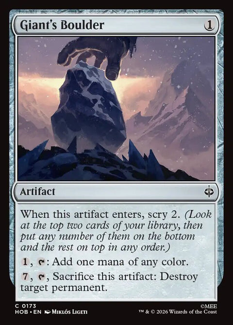 Giant's Boulder (Foil)