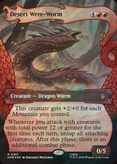 Desert Were-Worm (Foil)