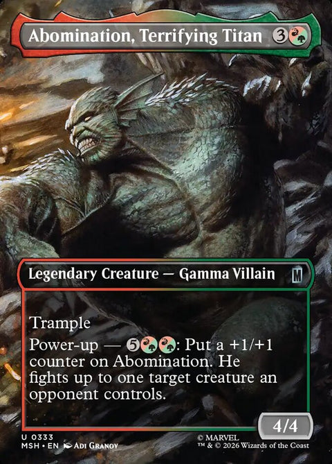 Abomination, Terrifying Titan (Foil)