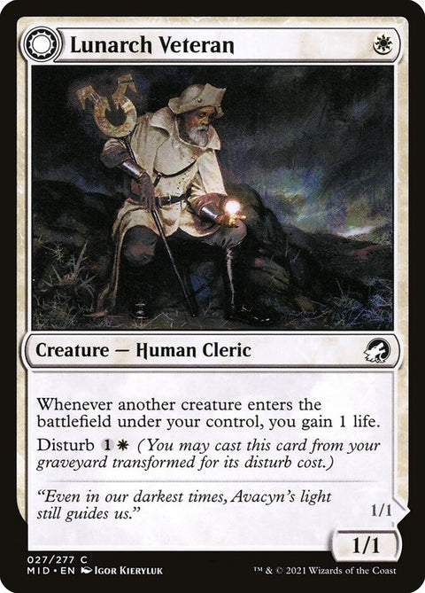 Lunarch Veteran // Luminous Phantom (Foil)