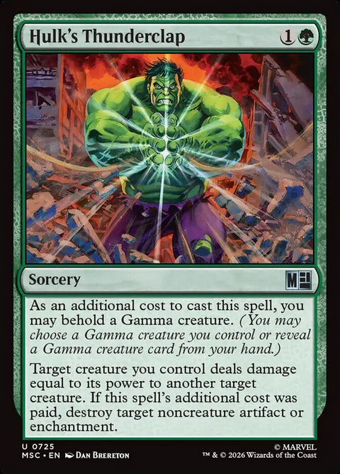 Hulk's Thunderclap (Foil)
