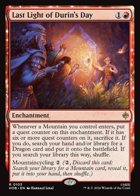 Last Light of Durin's Day (Foil)