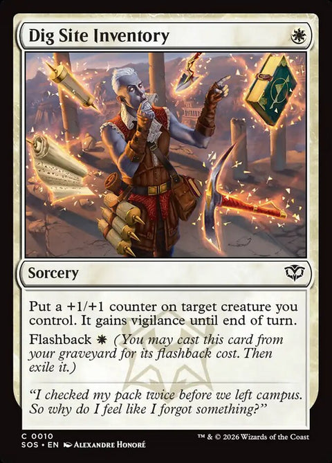 Dig Site Inventory (Foil)