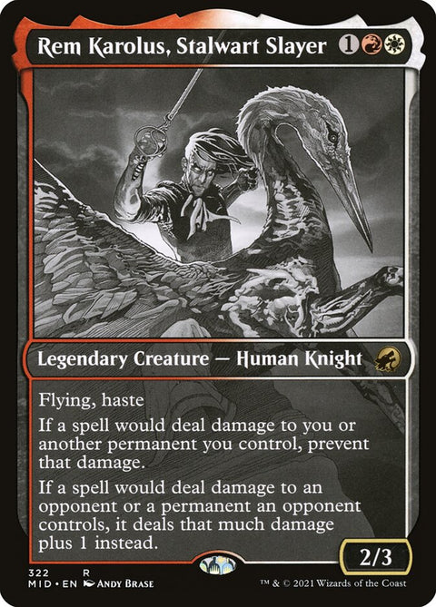 Rem Karolus, Stalwart Slayer (Foil)