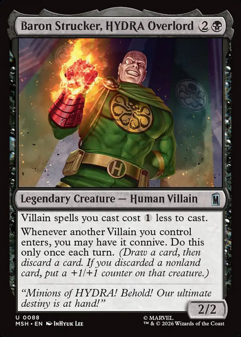 Baron Strucker, HYDRA Overlord (Foil)