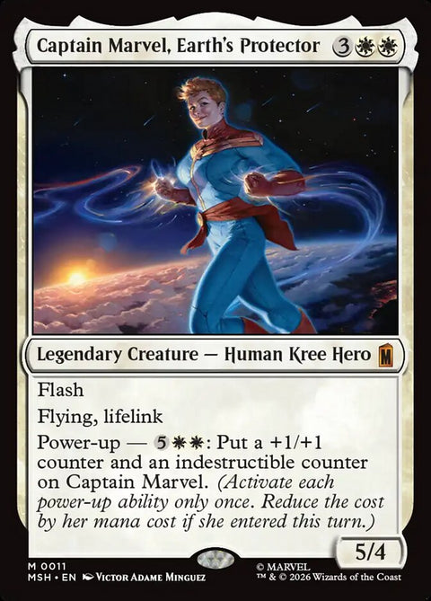Captain Marvel, Earth's Protector (Foil)