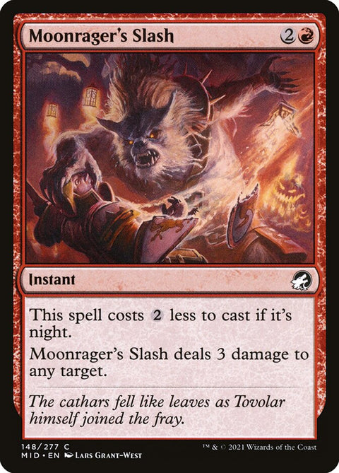 Moonrager's Slash (Foil)