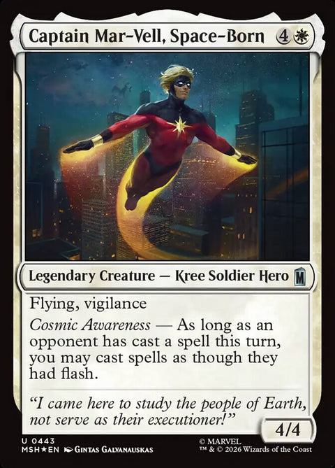 Captain Mar-Vell, Space-Born (Foil)