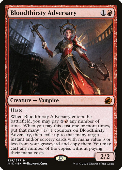 Bloodthirsty Adversary (Foil)
