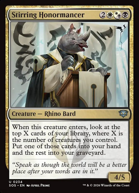 Stirring Honormancer (Foil)