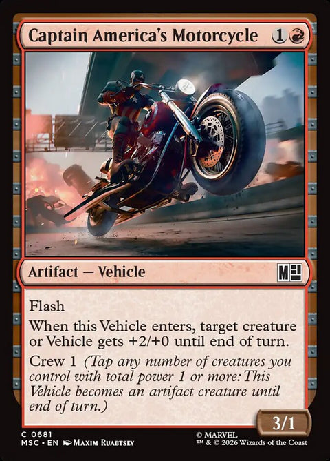 Captain America's Motorcycle (Foil)