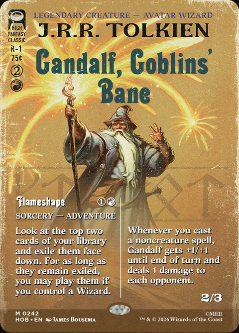 Gandalf, Goblins' Bane // Flameshape (Foil)