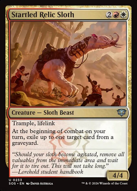 Startled Relic Sloth (Foil)