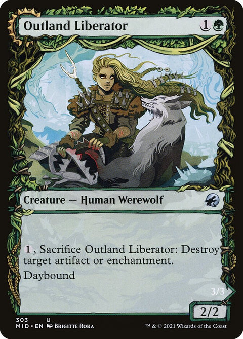 Outland Liberator // Frenzied Trapbreaker (Foil)