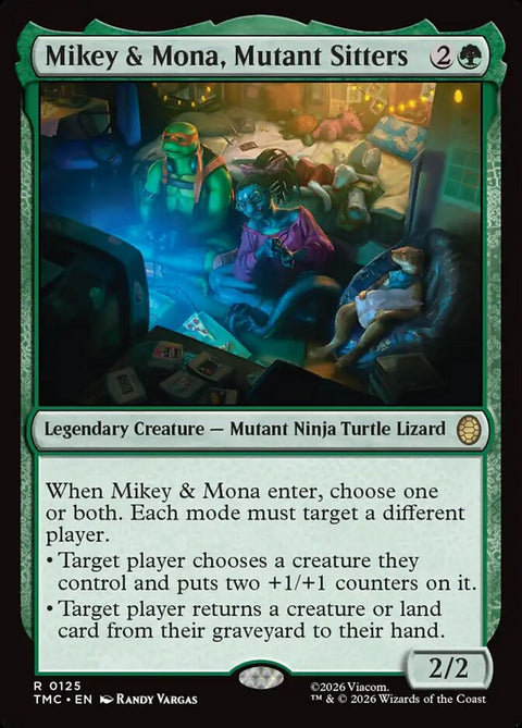 Mikey & Mona, Mutant Sitters (Commander)